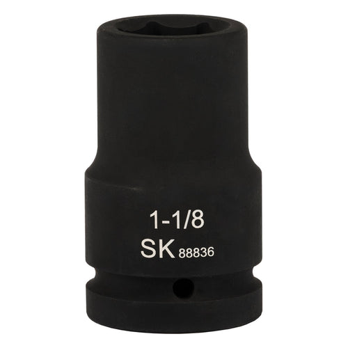 SK88836 - 1" Drive, 6 Point, Deep SAE Impact Socket, 1-1/8"