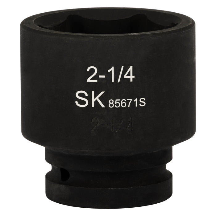 SK85671S - 1" Drive, 6 Point, Shallow SAE Impact Socket, 2-1/4"