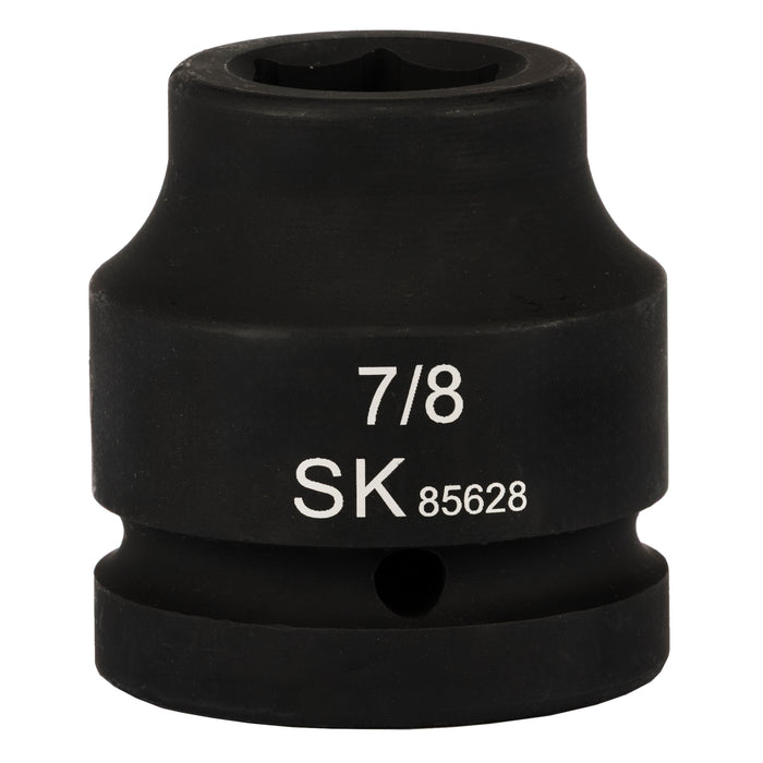 SK85628 - 1" Drive, 6 Point, Shallow SAE Impact Socket, 7/8"