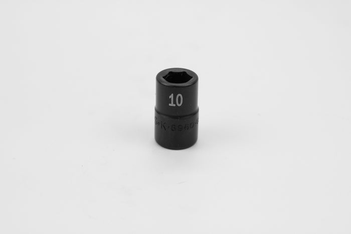 10 mm 3/8" Drive 6 Point Standard Metric Impact Socket