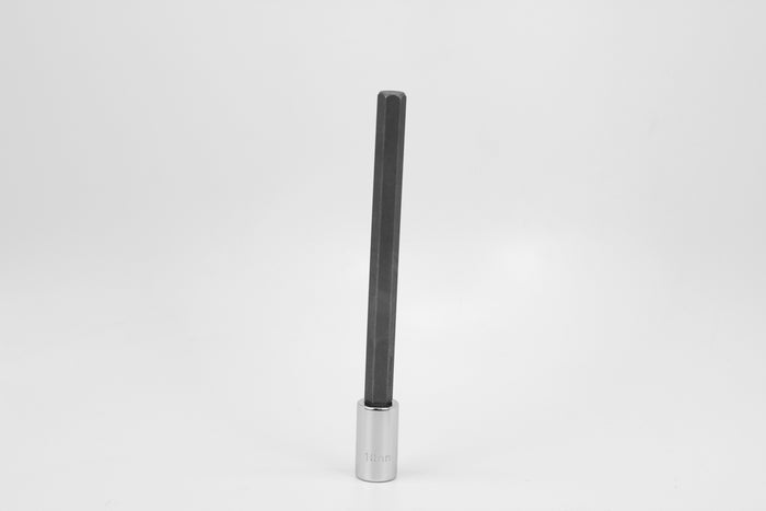 10 mm 3/8" Drive Long Hex Chrome Bit Socket