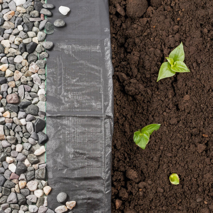 110gsm Weed Control Membrane - 4m x 25m Total (2 Rolls)