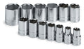 SK4113-6 - 13 Piece 1/2" Drive 6 Pt Standard Fractional Socket Set