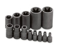 13 Piece 1/4", 3/8" and 1/2" Drive Female TORX Socket Set