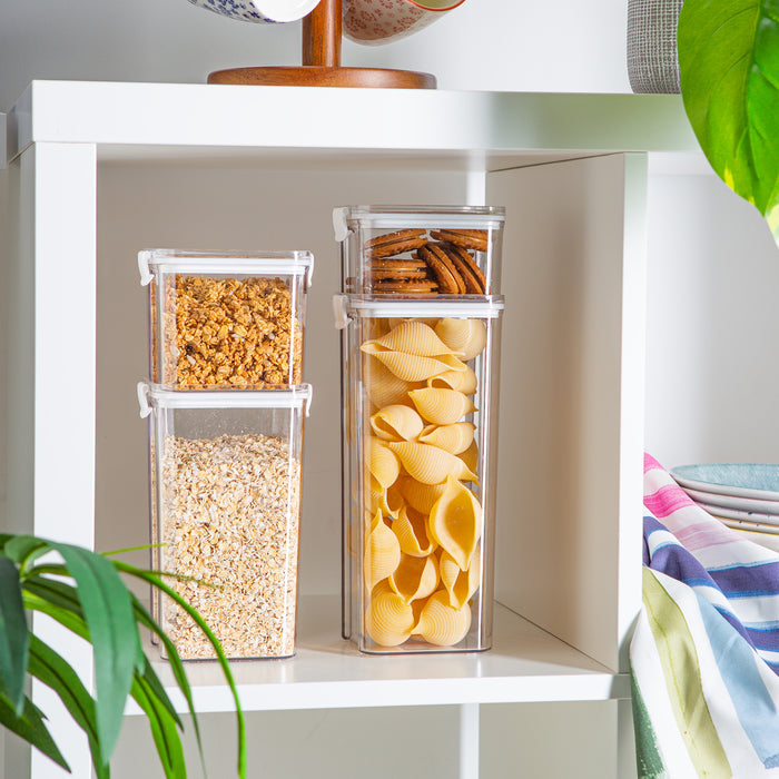 1.3L White Seal Airtight Plastic Food Storage Container