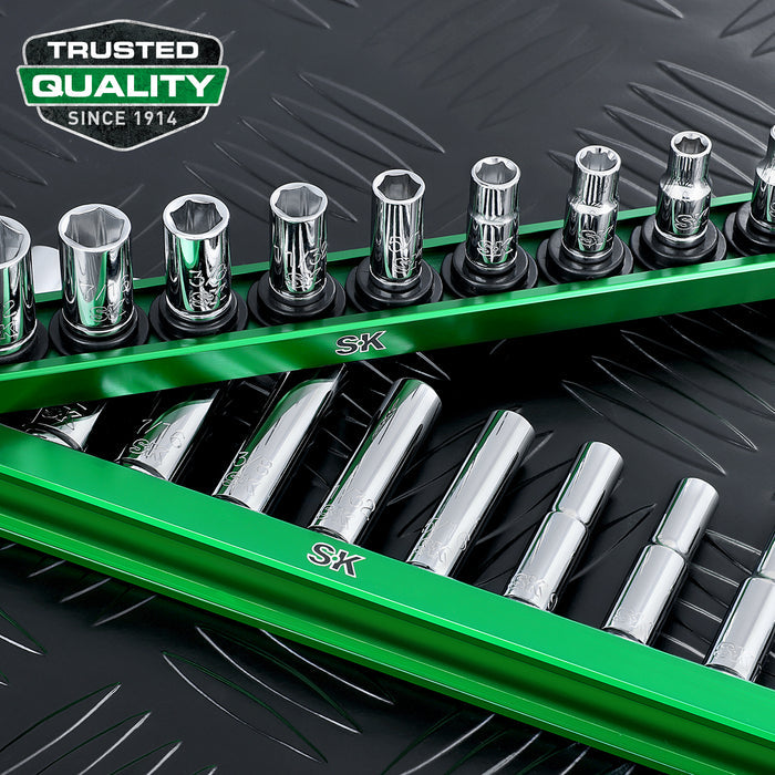 SK01344 - 1/4" Drive, 11 Piece, 6 Point, Deep, SAE Chrome Socket Set View 7