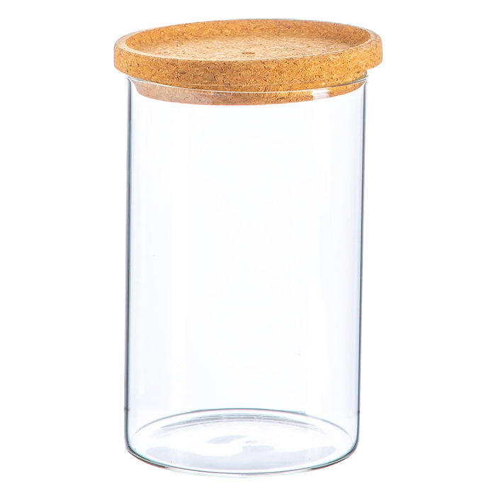1L Scandi Storage Jar with Cork Lid - By Argon Tableware