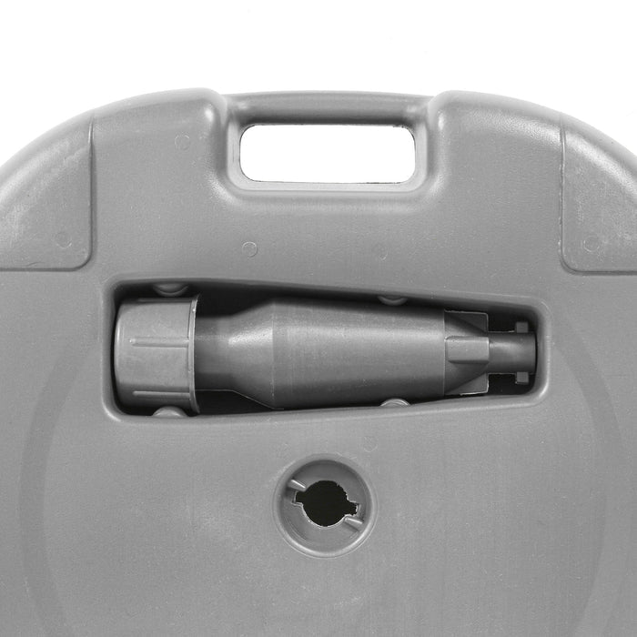 20L Grey Fillable Plastic Parasol Base