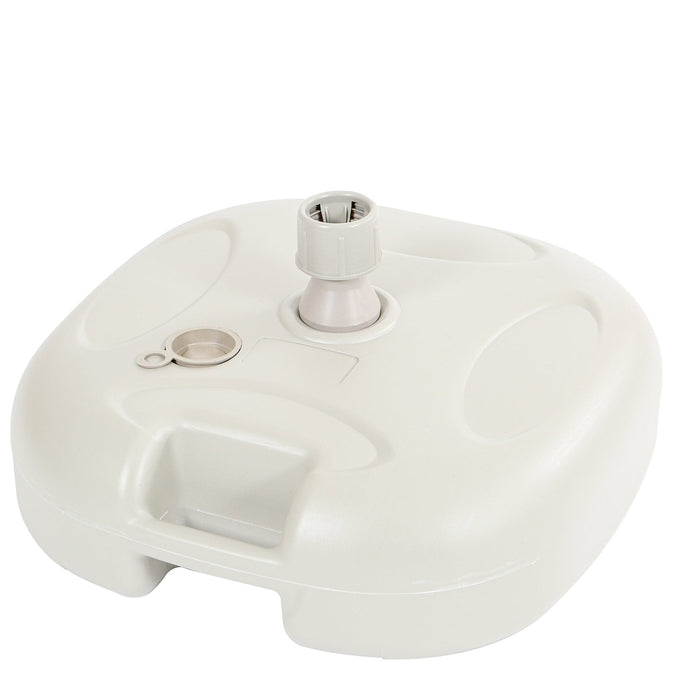 20L White Fillable Plastic Parasol Base
