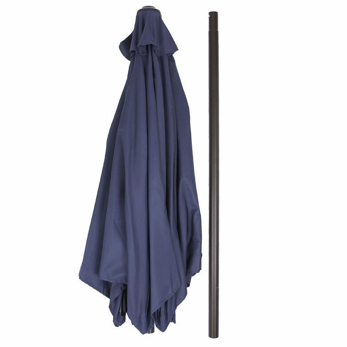 2.3M Tilting Garden Parasol - Navy