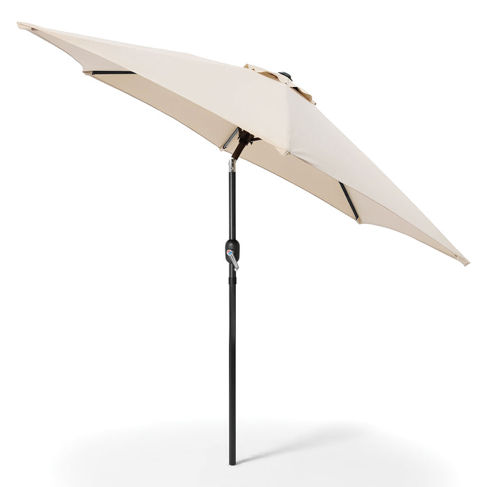 2.7M Tilting Garden Parasol - Natural