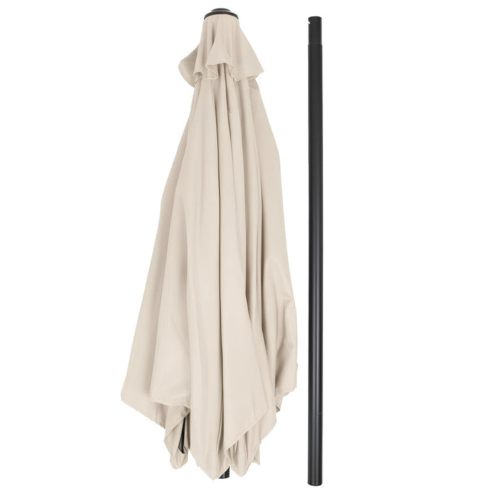2.7M Tilting Garden Parasol - Natural
