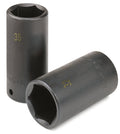 28 mm 1/2" Drive 6 Point Deep Metric Impact Socket
