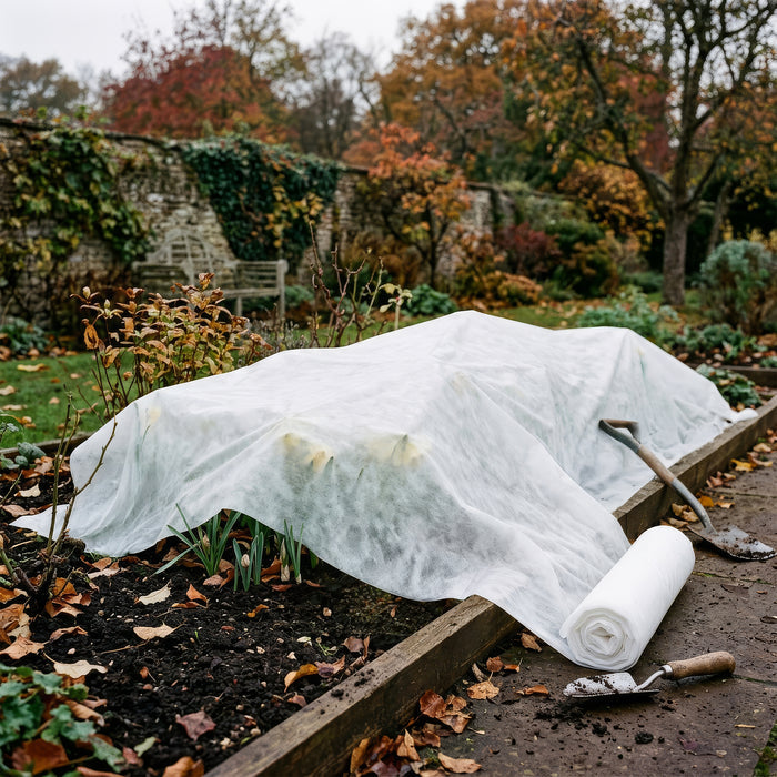 30gsm Garden Plant Frost Protection Fleece - 4m x 20m Total (4 Rolls)