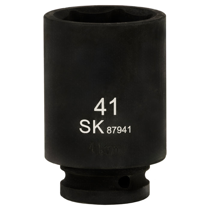 SK87941 - 3/4" Drive, 6 Point, Deep Metric Impact Socket, 41mm