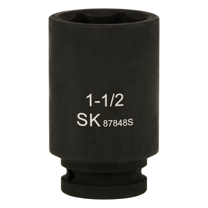 SK87848S - 3/4" Drive, 6 Point, Deep SAE Impact Socket, 1-1/2"