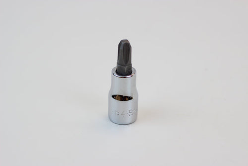 #4 3/8" Drive Phillips Screwdriver Chrome Bit Socket