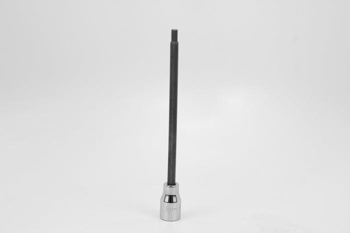 5 mm 3/8" Drive Long Hex Chrome Bit Socket