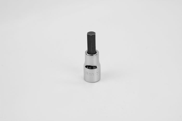 8 mm 3/8" Drive Hex Chrome Bit Socket