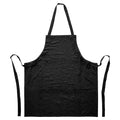 Black Cotton Kitchen Bib Apron - One Size