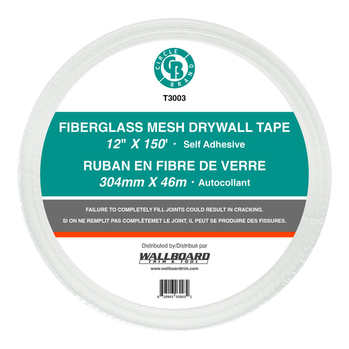 Circle Brand 12" Fiberglass Mesh Tape