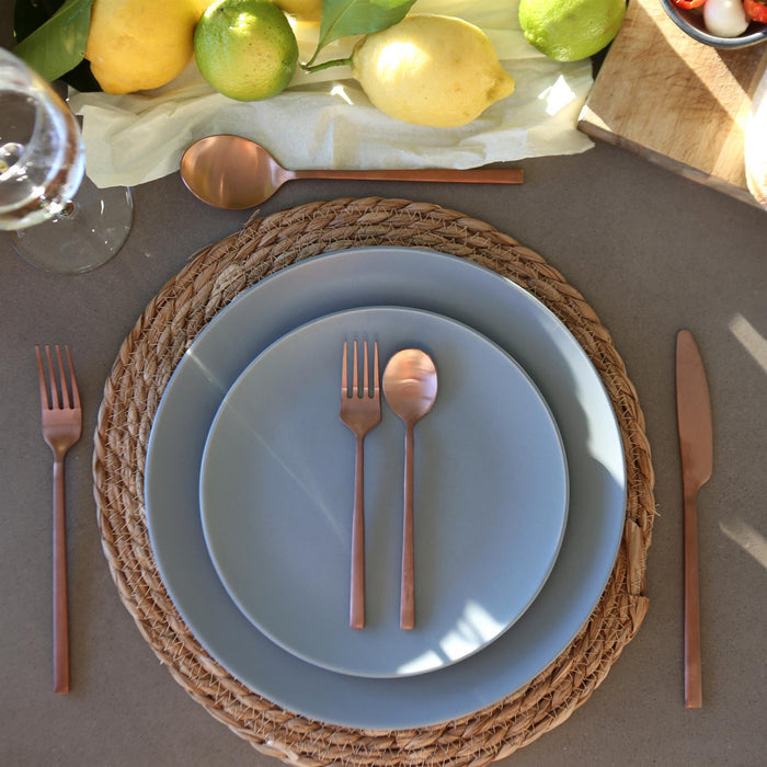 Copper 21cm Stainless Steel Dinner Knives - Pack of 4