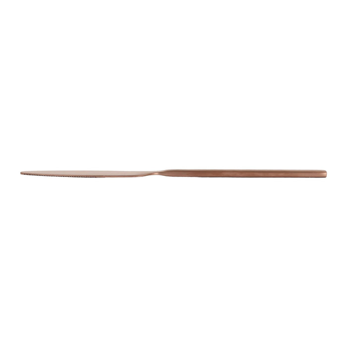 Copper 21cm Stainless Steel Dinner Knives - Pack of 4
