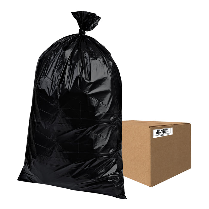CSR Contractor-Grade Heavy-Duty Garbage Bags - Box of 100