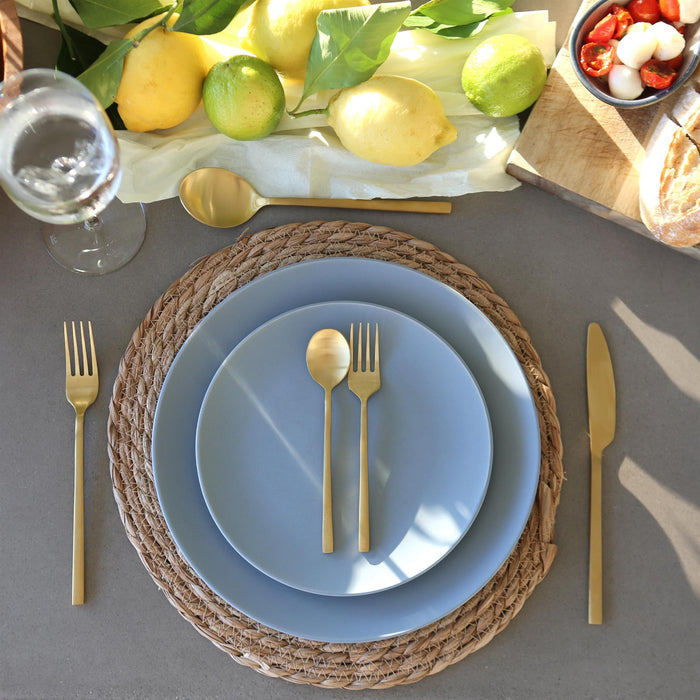 Gold 15cm Stainless Steel Cake Forks - Pack of 4