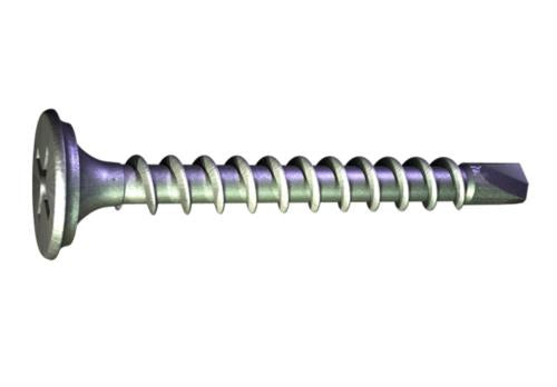 Grabber Drill Point Drywall Screws - Scavenger Head - Clear Zinc