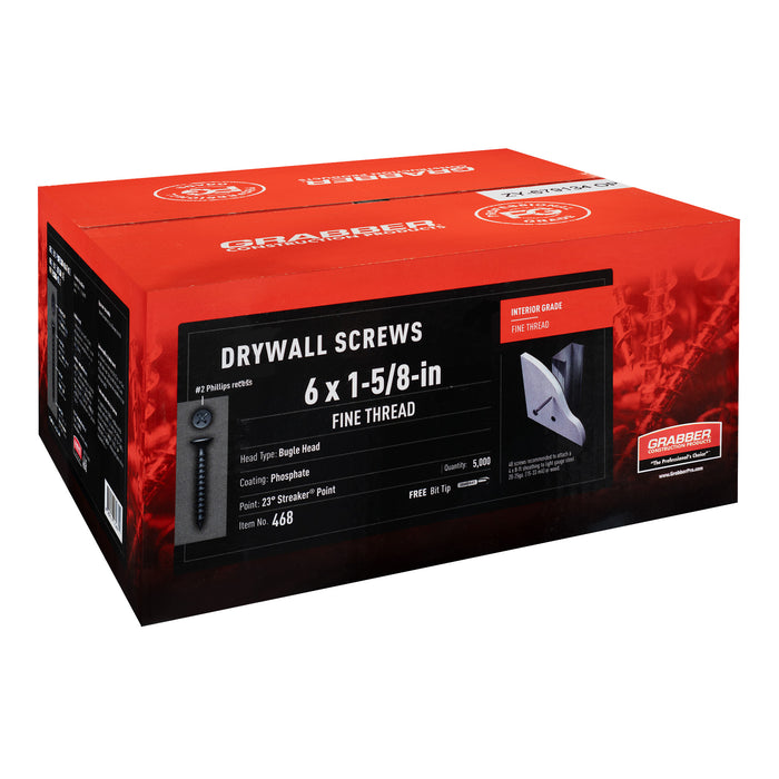 Grabber Drywall Screws - Bugle Head - Fine Thread