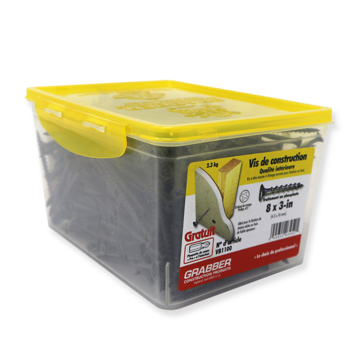 8 x 3" / 5 lb Pack (Approx. 400 Pcs.)