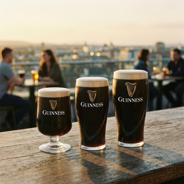 Guinness 2pc 500ml Embossed Can Glass Set