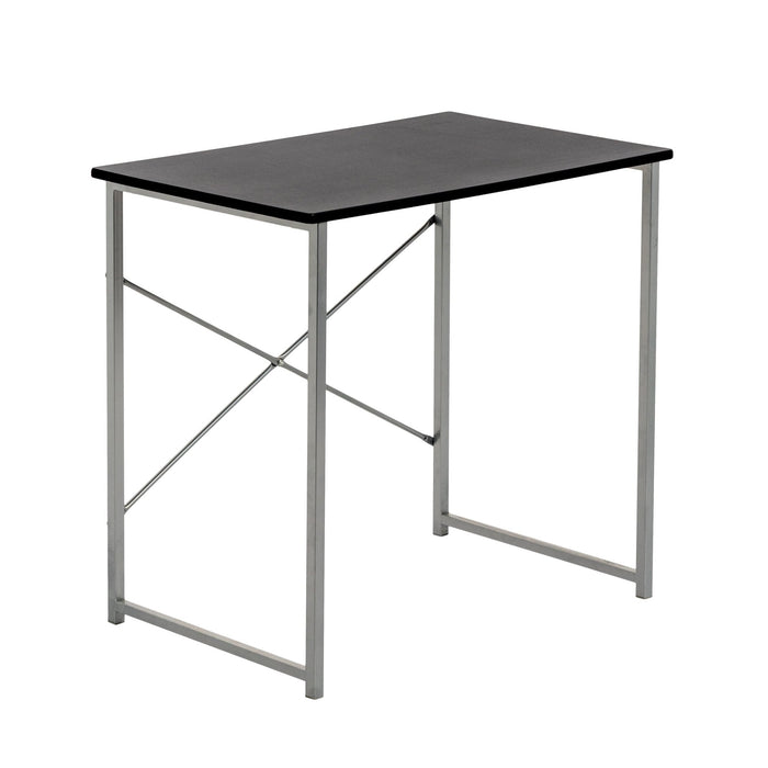 Industrial Office Desk - Black & Silver