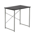 Industrial Office Desk - Black & Silver