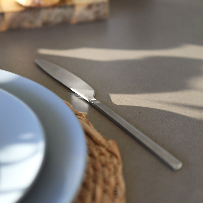 Silver 21cm Stainless Steel Dinner Knives - Pack of 4