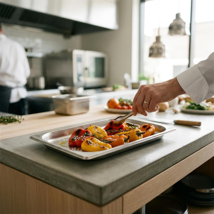 Stainless Steel Gastronorm Container - 1/3 20mm - 650ml