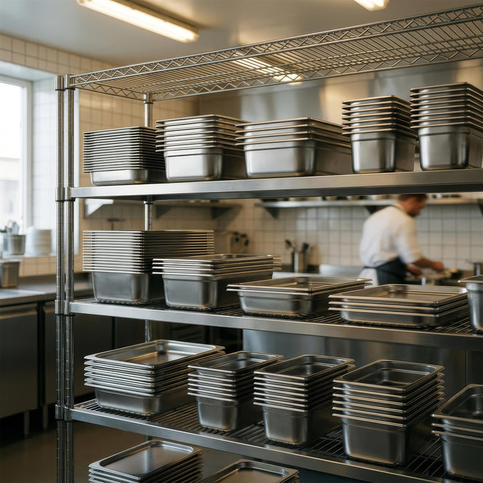 Stainless Steel Gastronorm Container - 1/3 20mm - 650ml