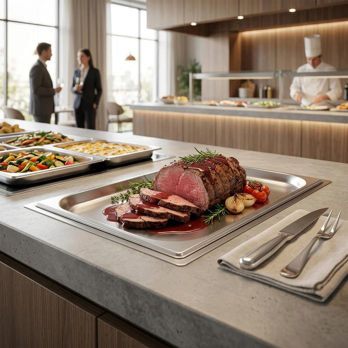 Stainless Steel Gastronorm Container Lid - 1/1