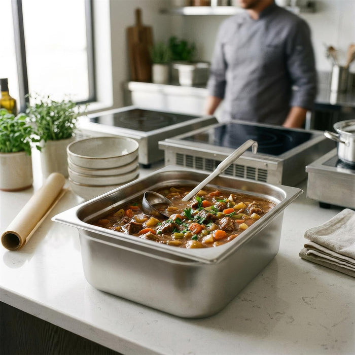 Stainless Steel Gastronorm Container Lid - 1/2