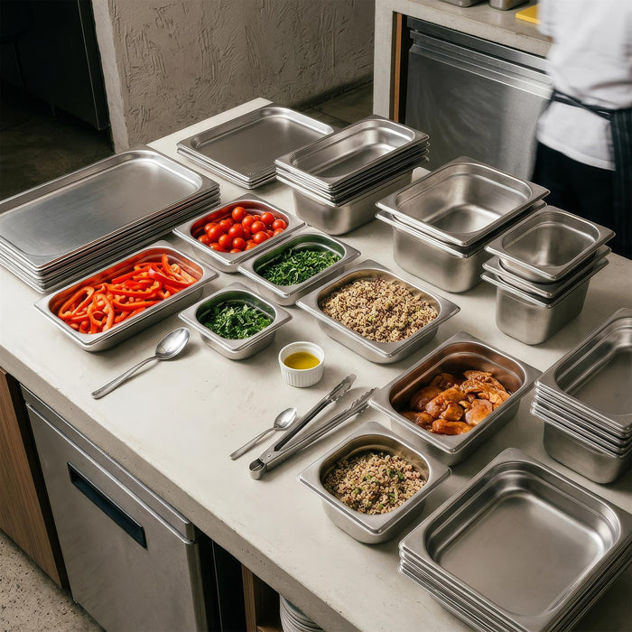 Stainless Steel Gastronorm Container Lid - 1/2