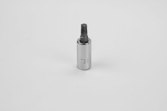 T30 1/4" Drive Torx Chrome Bit Socket